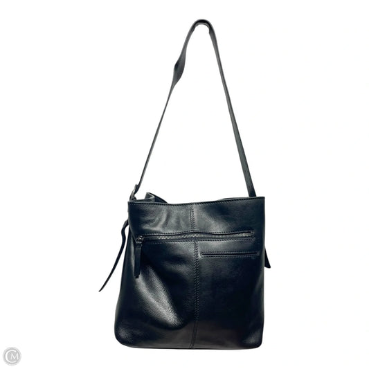 Handbag Leather By Clothes Mentor, Size: Medium