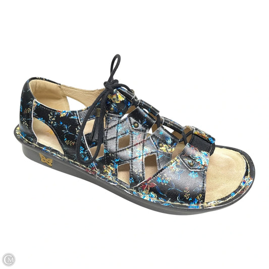 Sandals Flats By Alegria In Multi-colored, Size: 9
