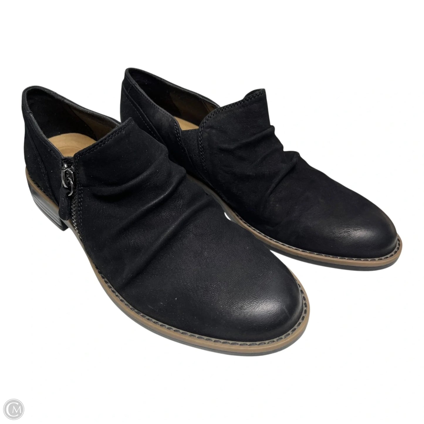 Shoes Flats By Clarks In Black, Size: 9