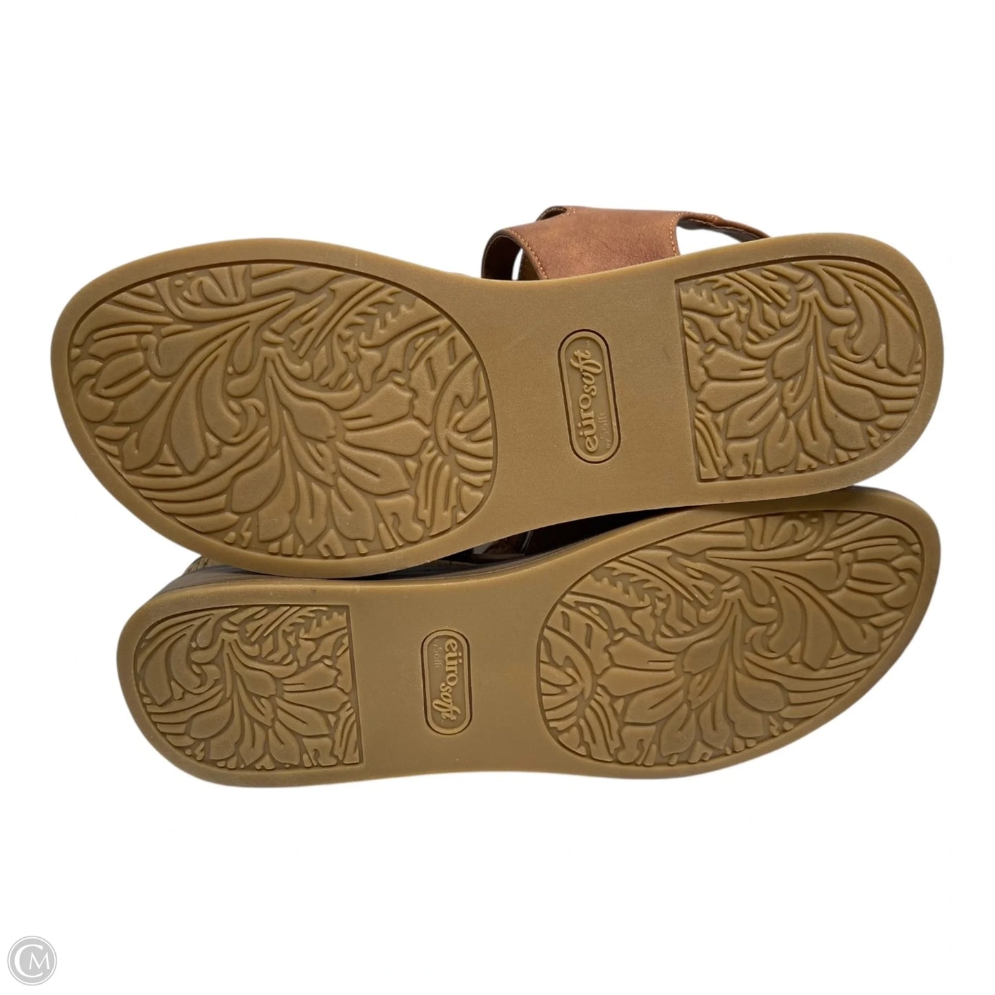 Sandals Heels Wedge By Sofft In Brown, Size: 8.5