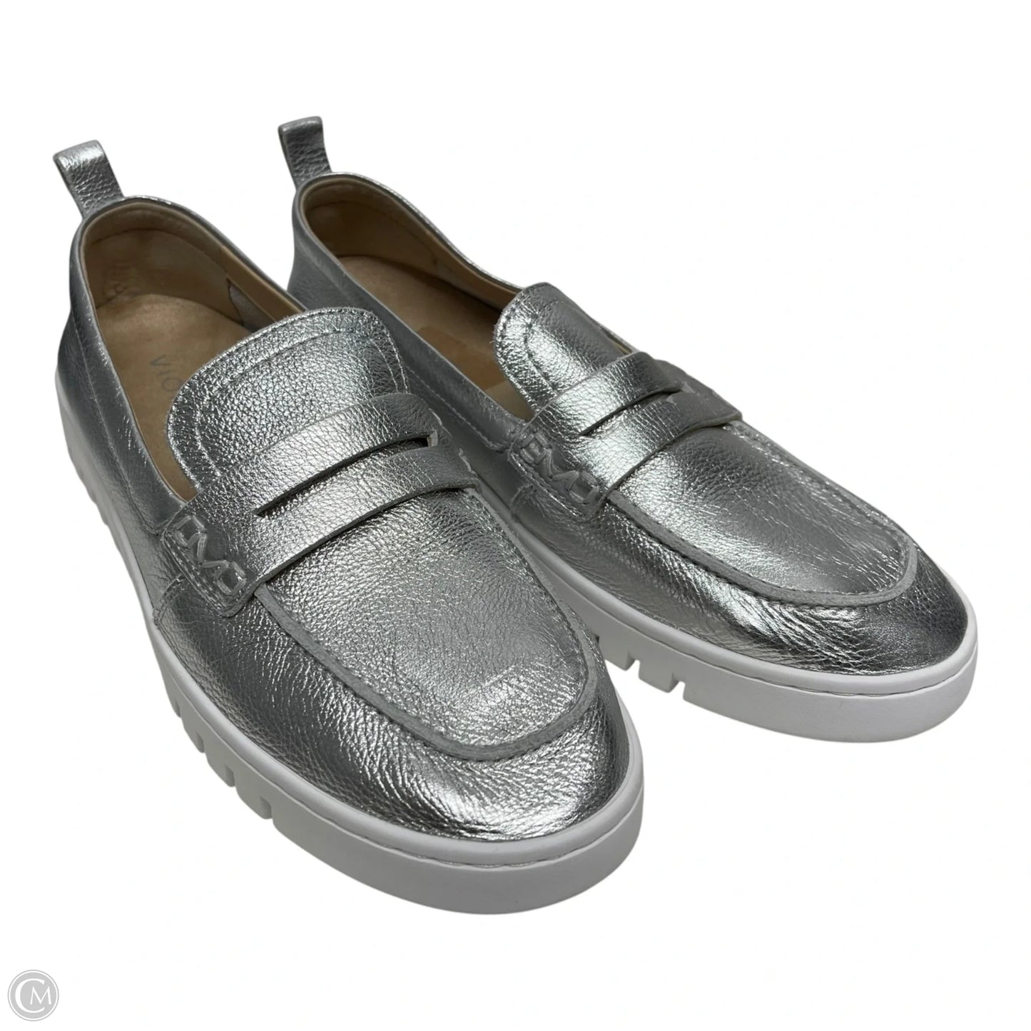 Shoes Flats By Vionic In Silver, Size: 8.5