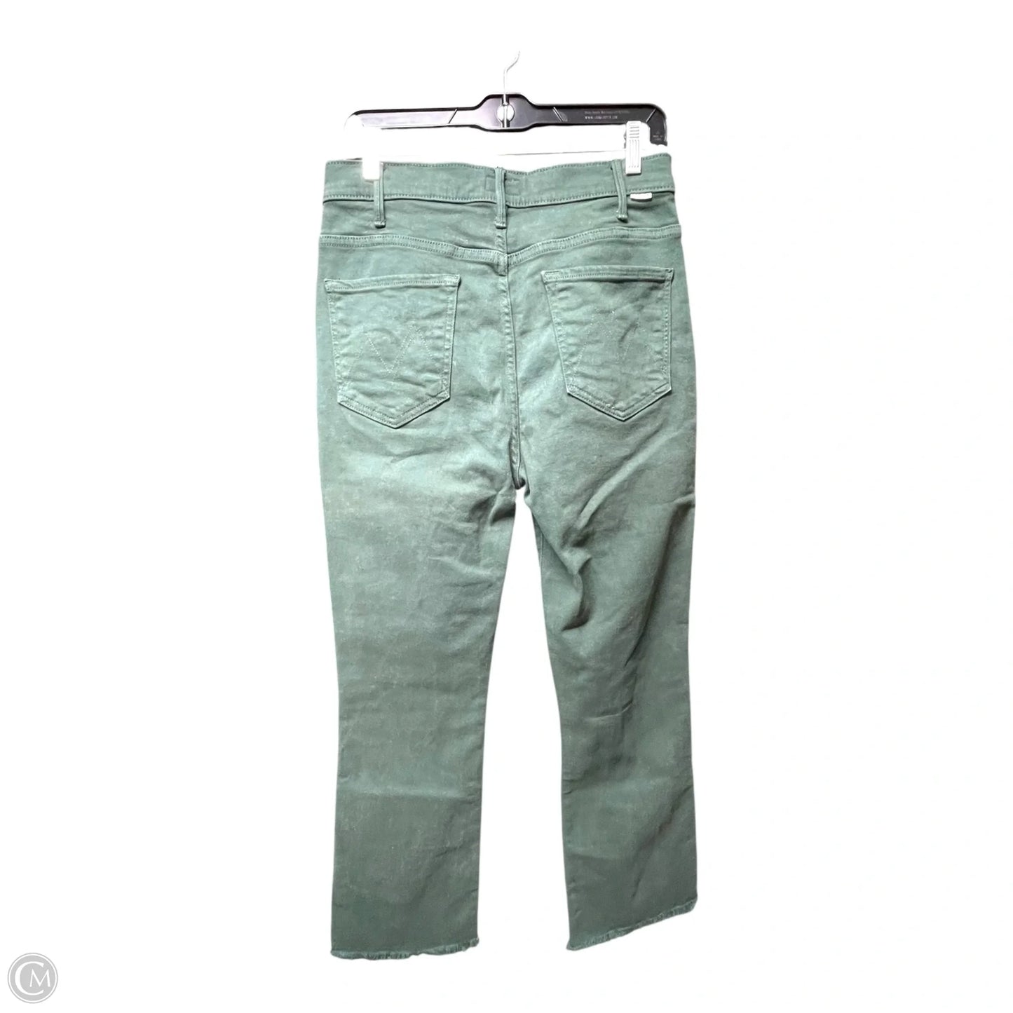 Jeans Cropped By Mother In Green, Size: 12