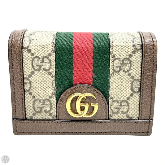 Wallet Luxury Designer By Gucci, Size: Small