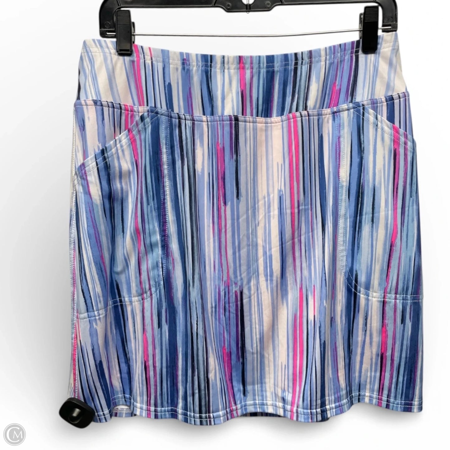Athletic Skort By Jofit In Blue & Pink, Size: M