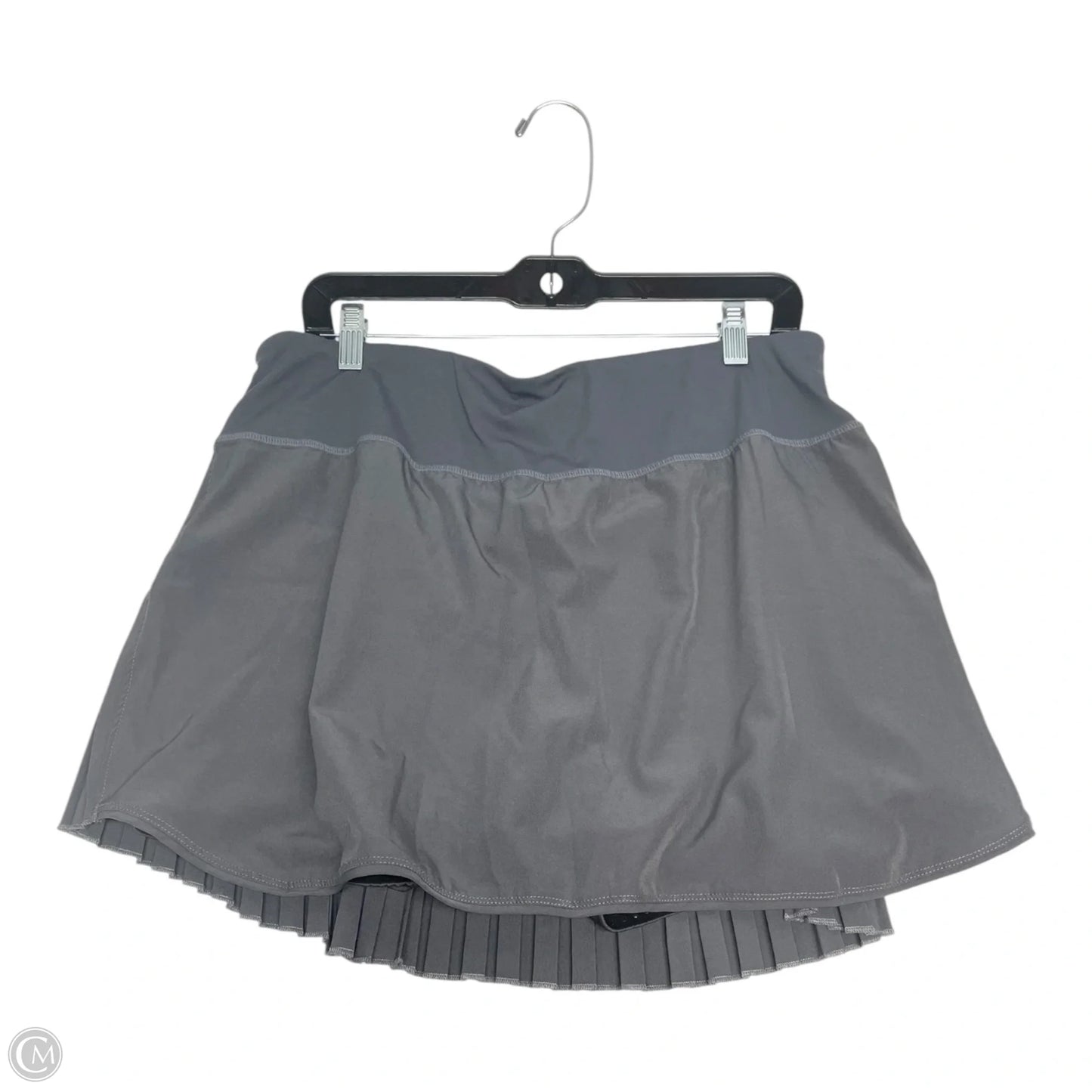 Athletic Skort By Baleaf In Grey, Size: 2x