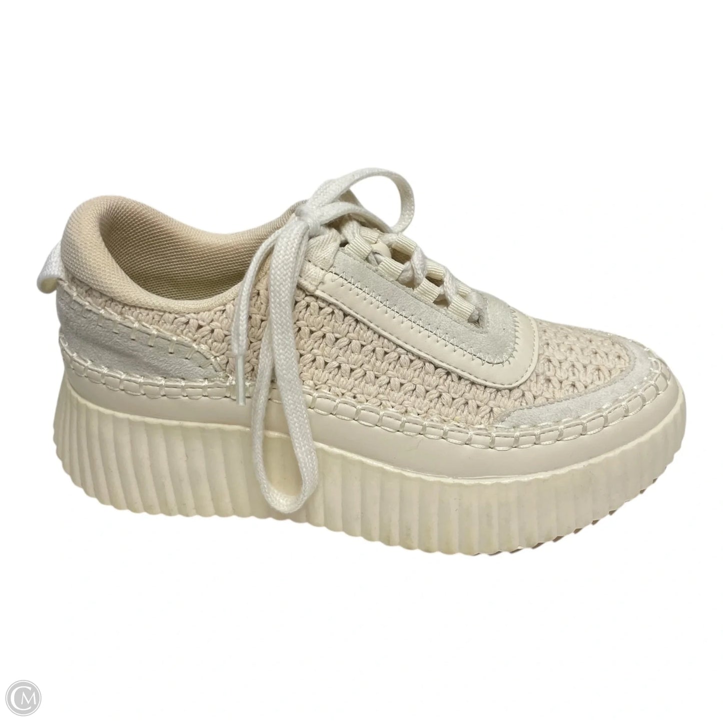 Shoes Sneakers Platform By MIIM In Cream, Size: 6.5