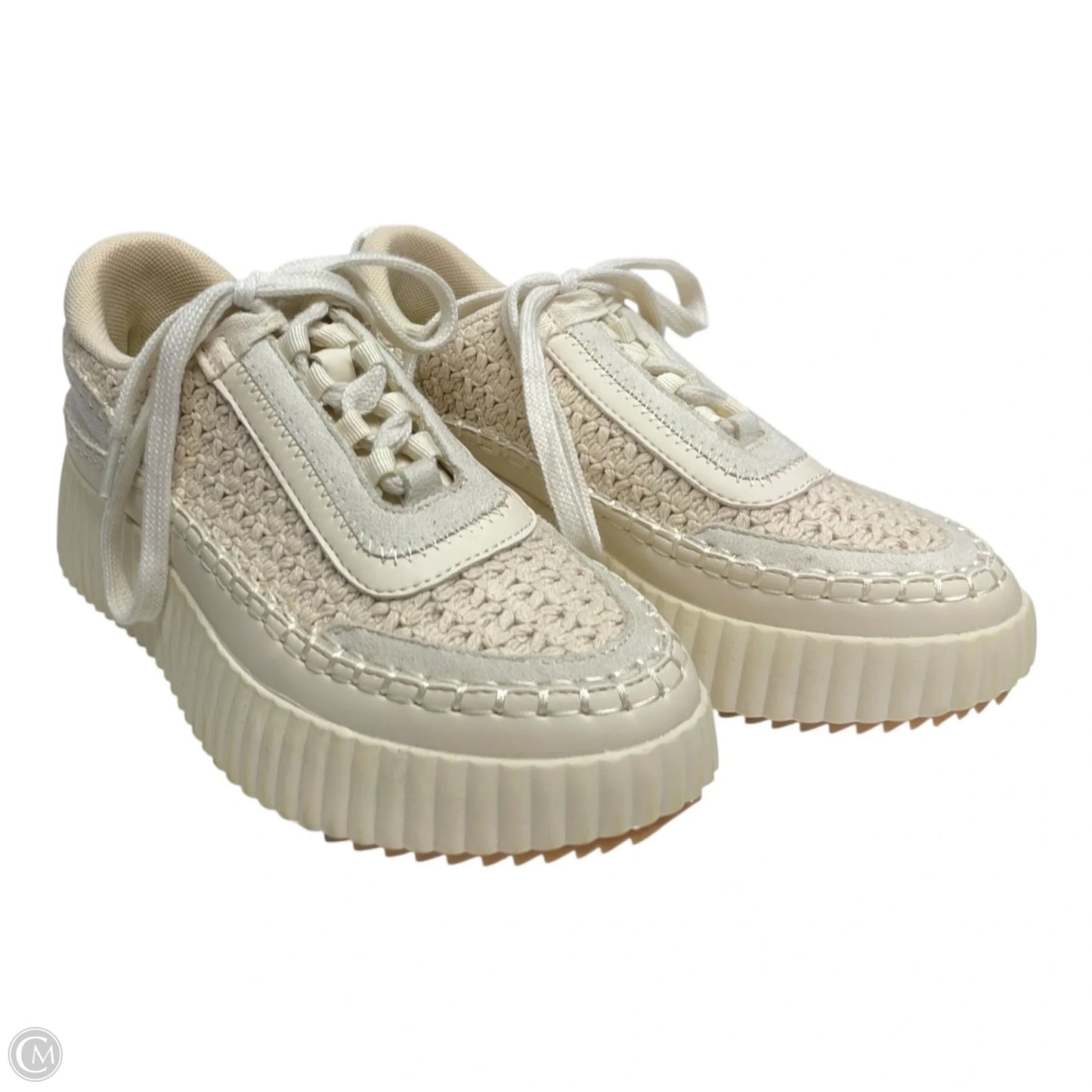 Shoes Sneakers Platform By MIIM In Cream, Size: 6.5