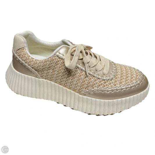 Shoes Sneakers Platform By Shu Shop In Tan, Size: 6