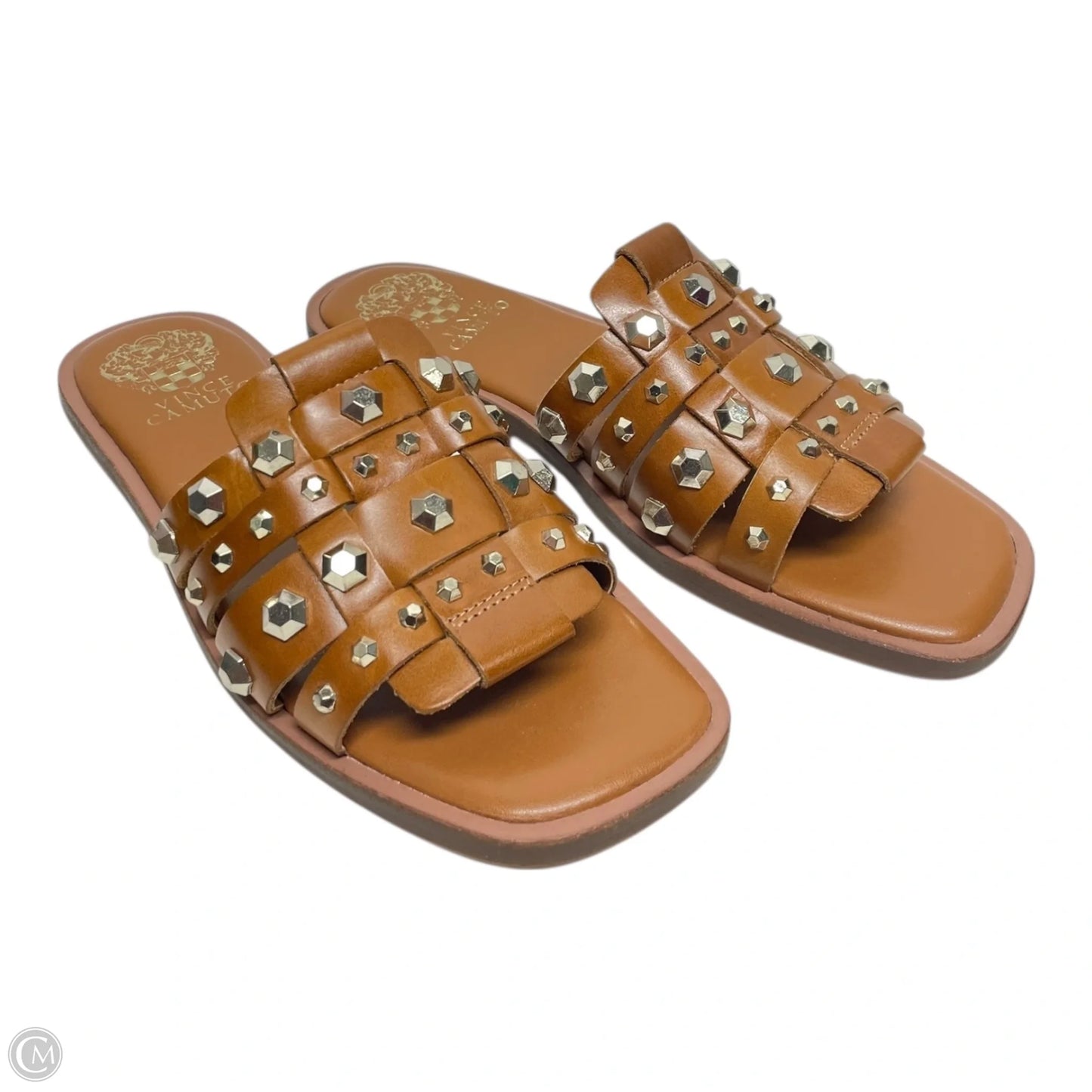 Sandals Flats By Vince Camuto In Brown, Size: 6.5