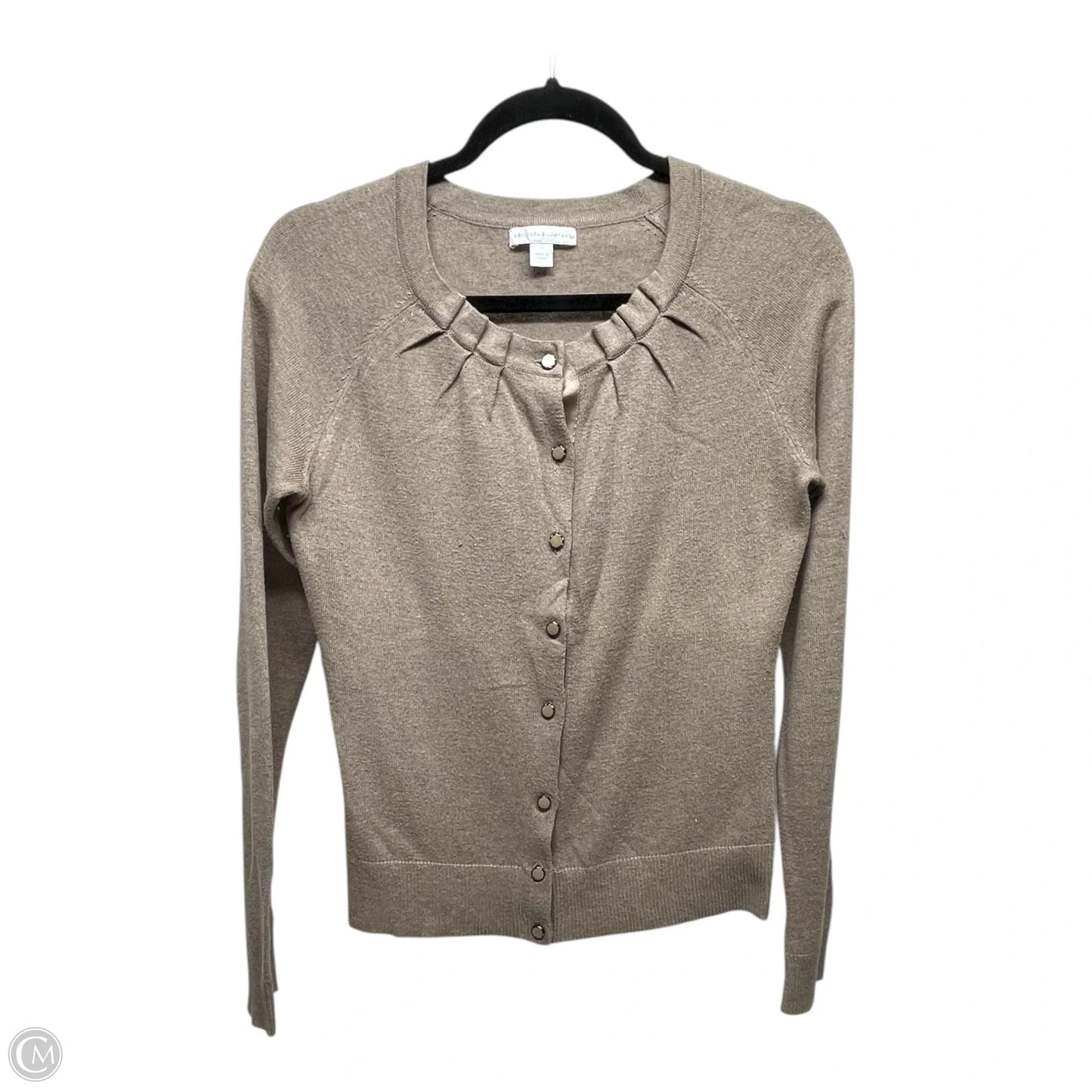 Sweater Cardigan By New York And Co In Tan, Size: S