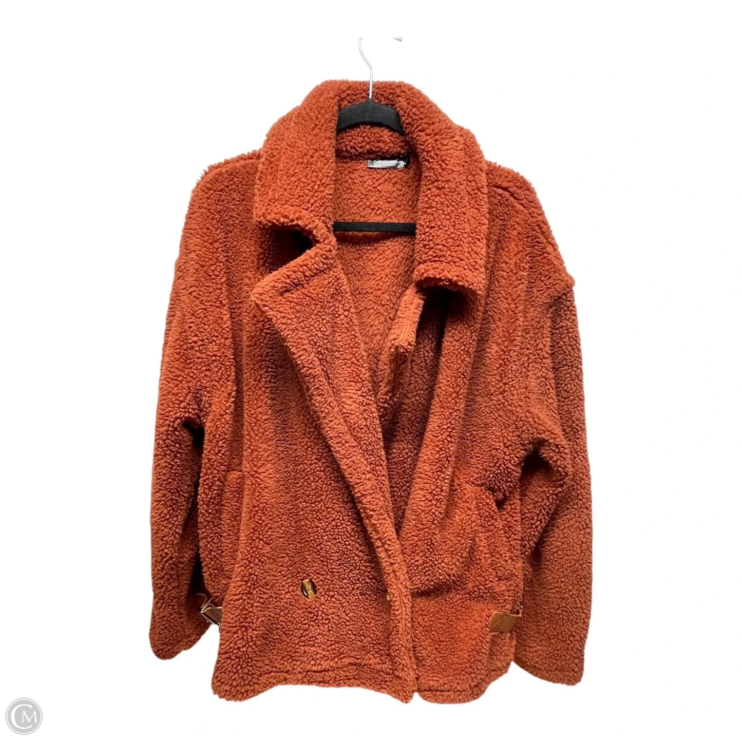 Jacket Faux Fur & Sherpa By Prettygarden In Brown, Size: Xl