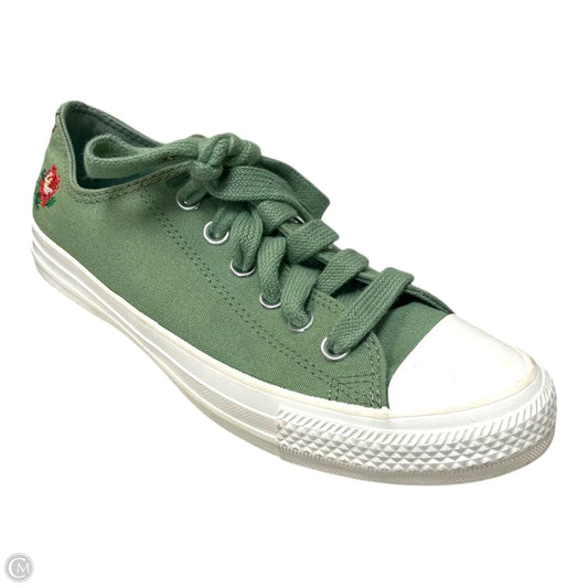 Shoes Sneakers By Converse In Green, Size: 8