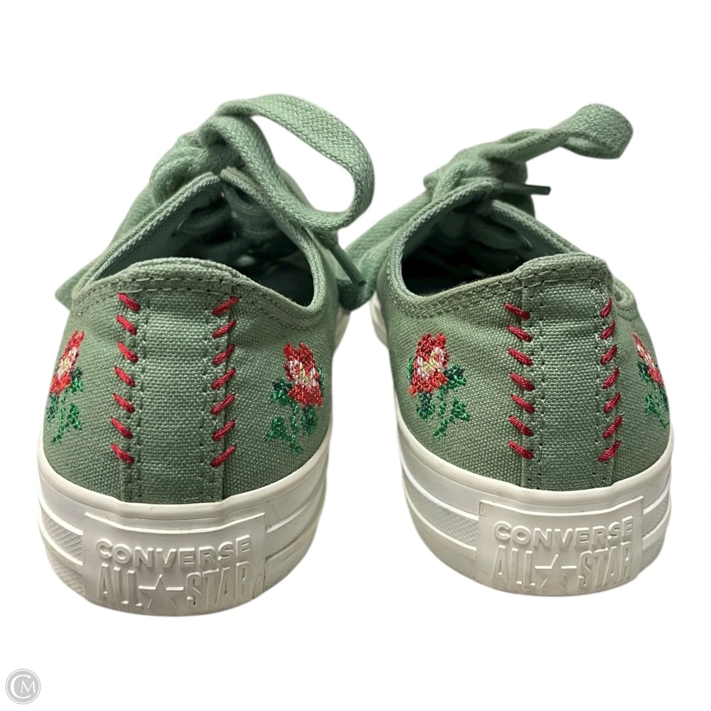 Shoes Sneakers By Converse In Green, Size: 8