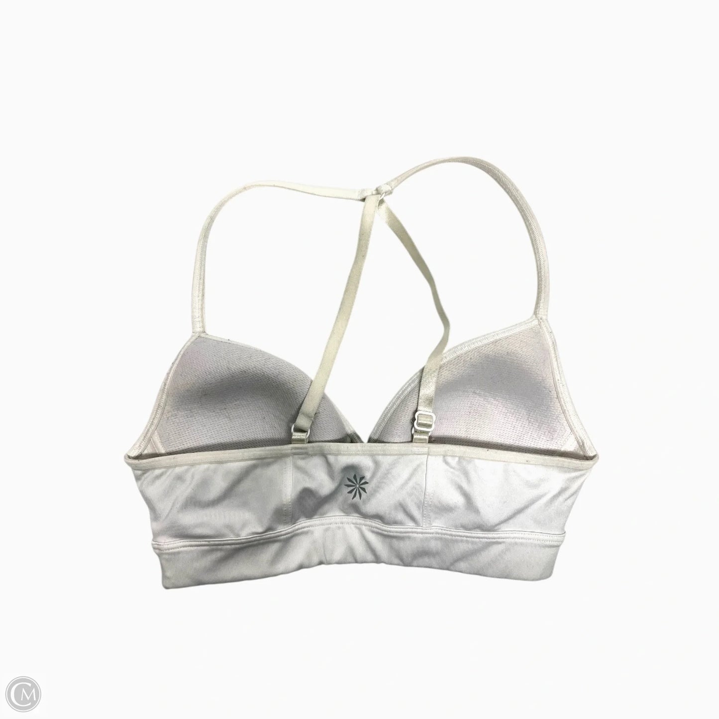 Athletic Bra By Athleta In White, Size: Xs