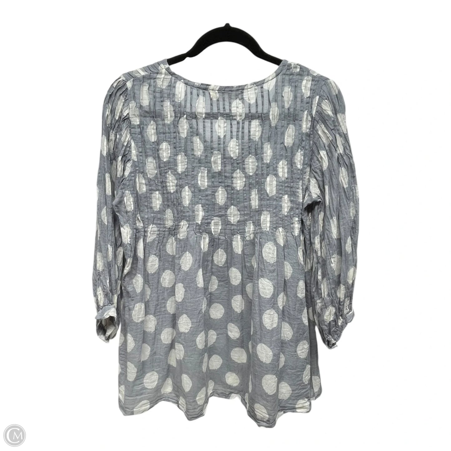 Top 3/4 Sleeve By DOLMA In Polkadot Pattern, Size: S
