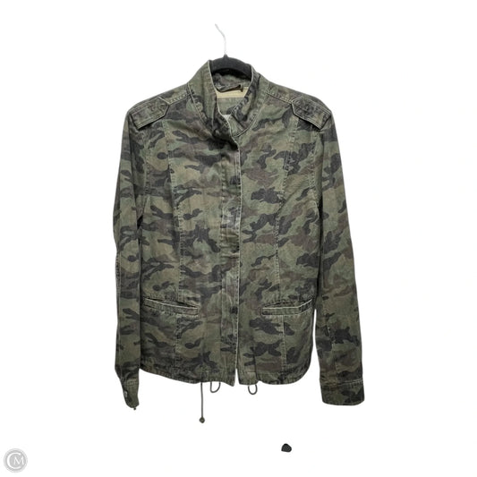 Jacket Utility By Charlie Paige In Camouflage Print, Size: L