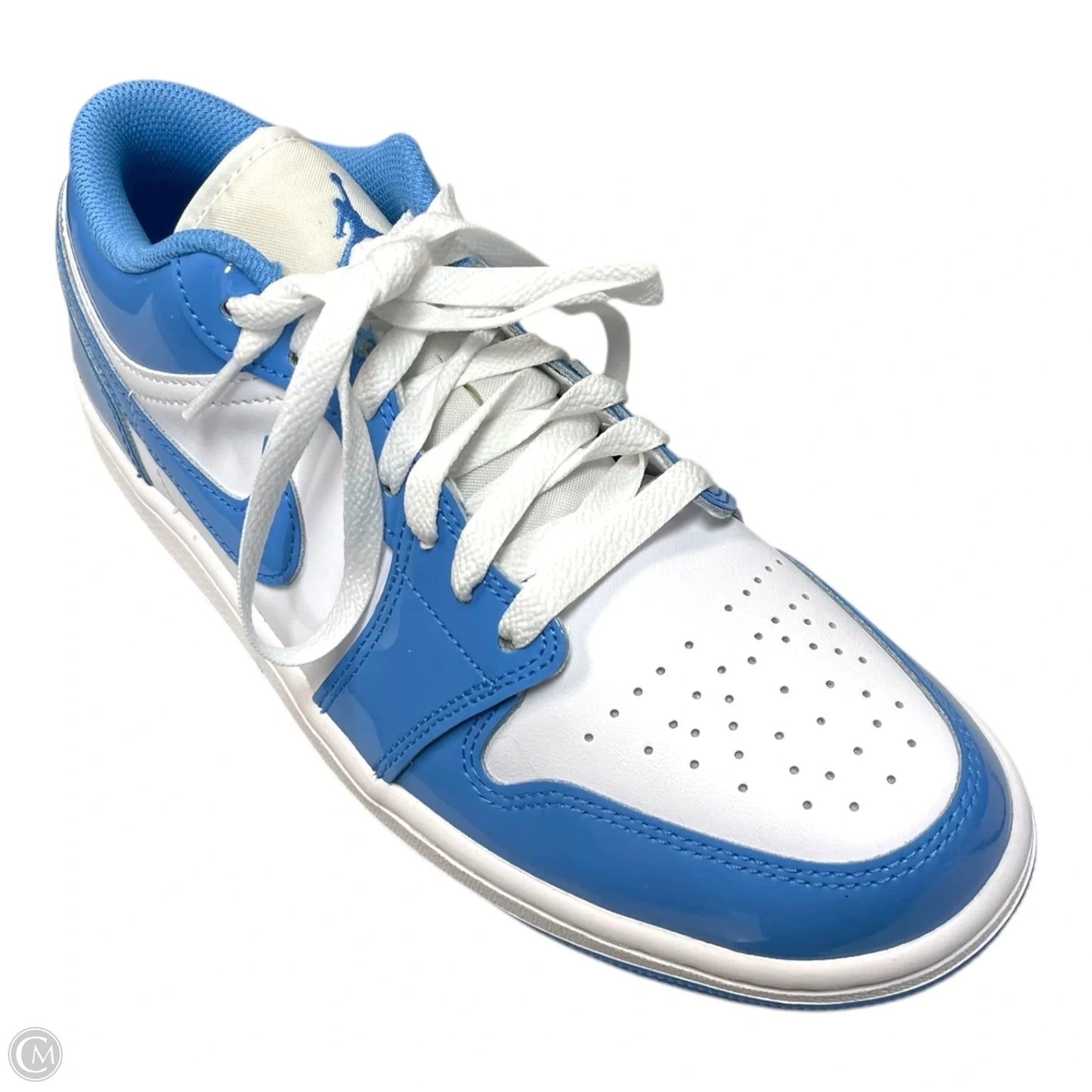 Shoes Luxury Designer By Jordan In Blue & White, Size: 8.5