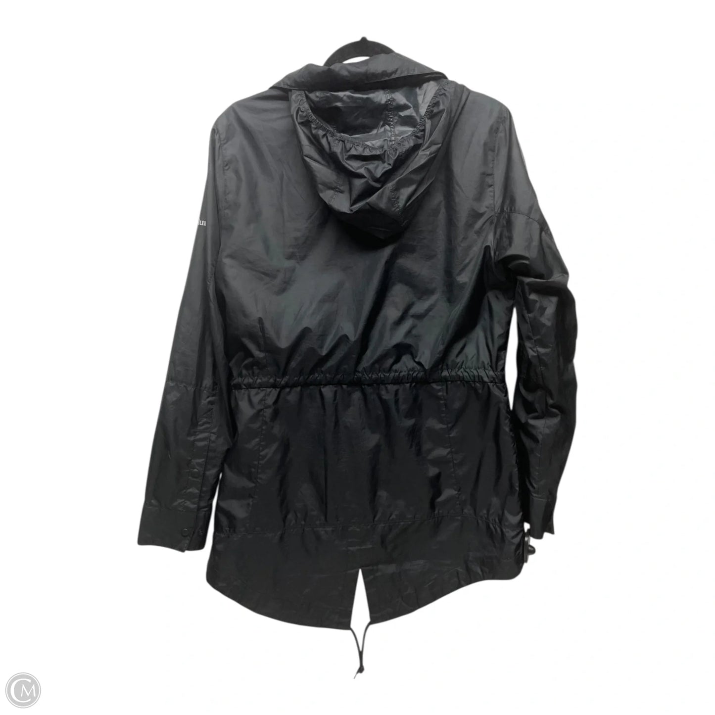 Jacket Windbreaker By Columbia In Black, Size: M