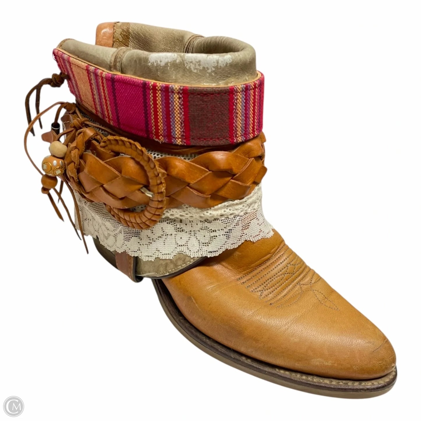 Boots Western By Info: VIBRAM - UPCYCLED VIBRAM BOOTS  In Brown, Size: 9