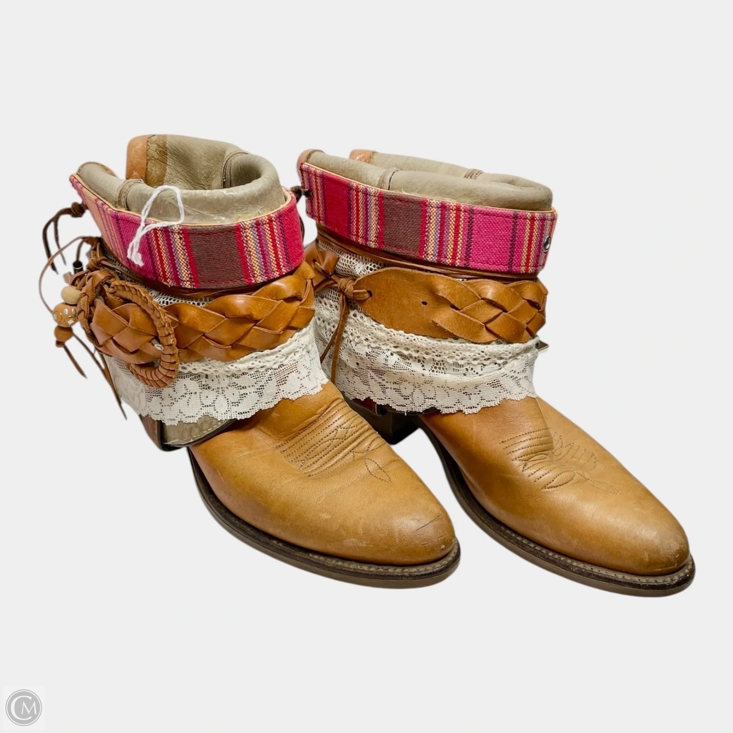 Boots Western By Info: VIBRAM - UPCYCLED VIBRAM BOOTS  In Brown, Size: 9