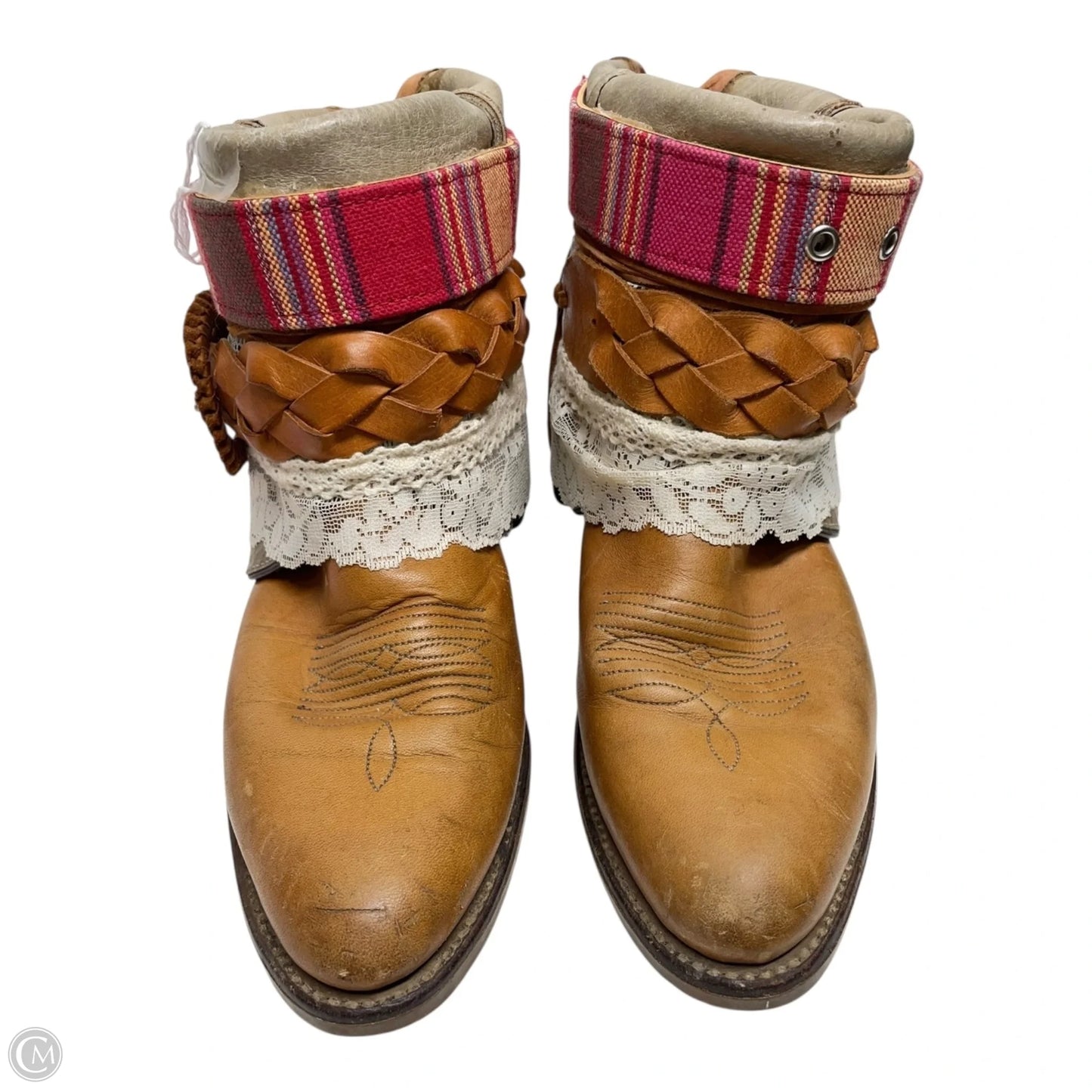 Boots Western By Info: VIBRAM - UPCYCLED VIBRAM BOOTS  In Brown, Size: 9