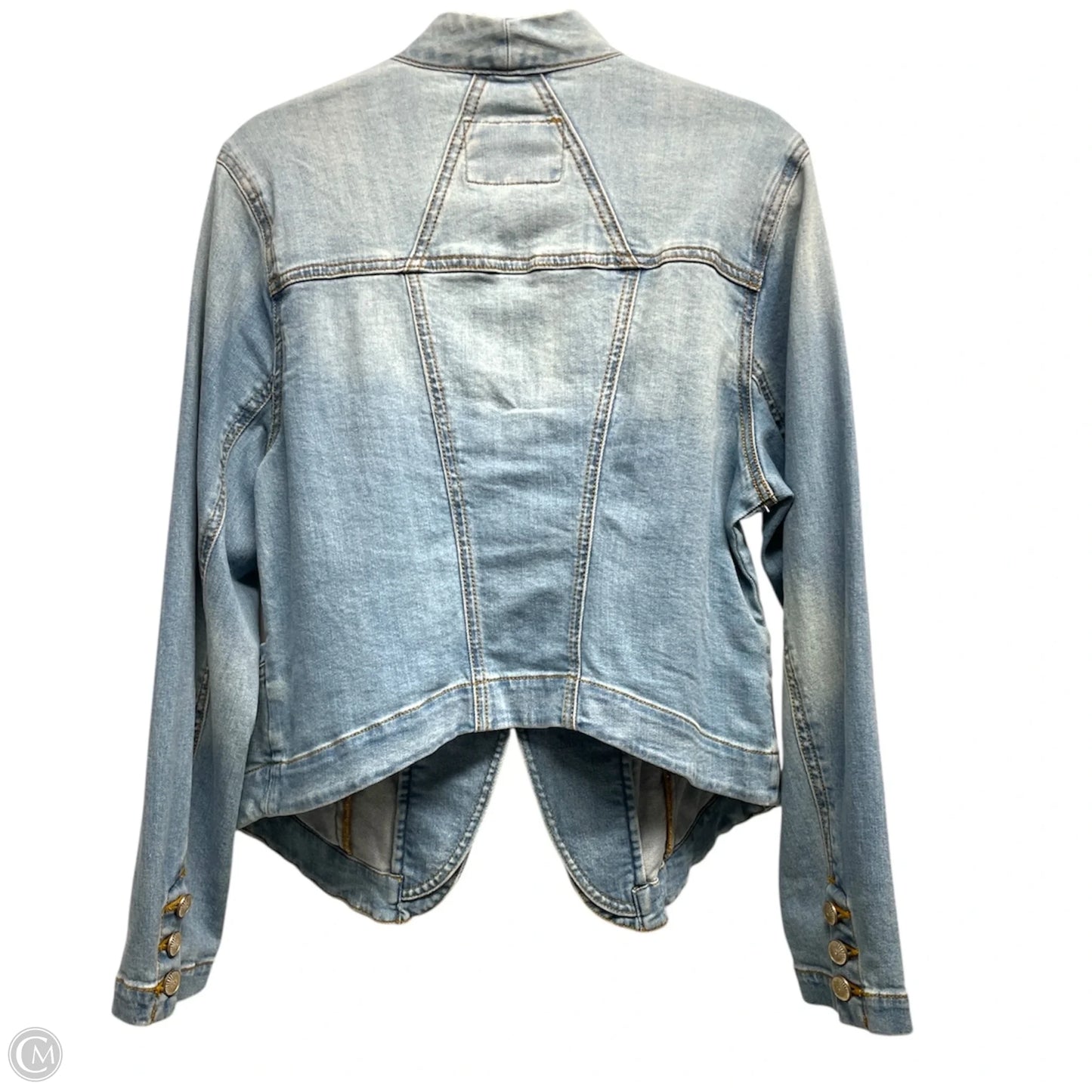 Jacket Denim By Cabi In Blue Denim, Size: L