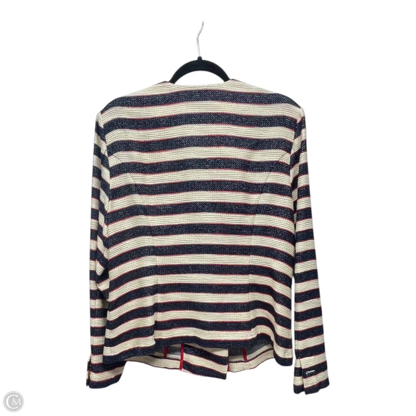 Blazer By Cabi In Blue Red & White, Size: 14