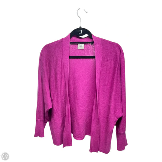 Sweater Cardigan By Cabi In Purple, Size: L