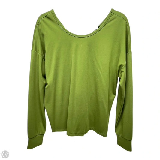 Top Long Sleeve By Cabi In Green, Size: M