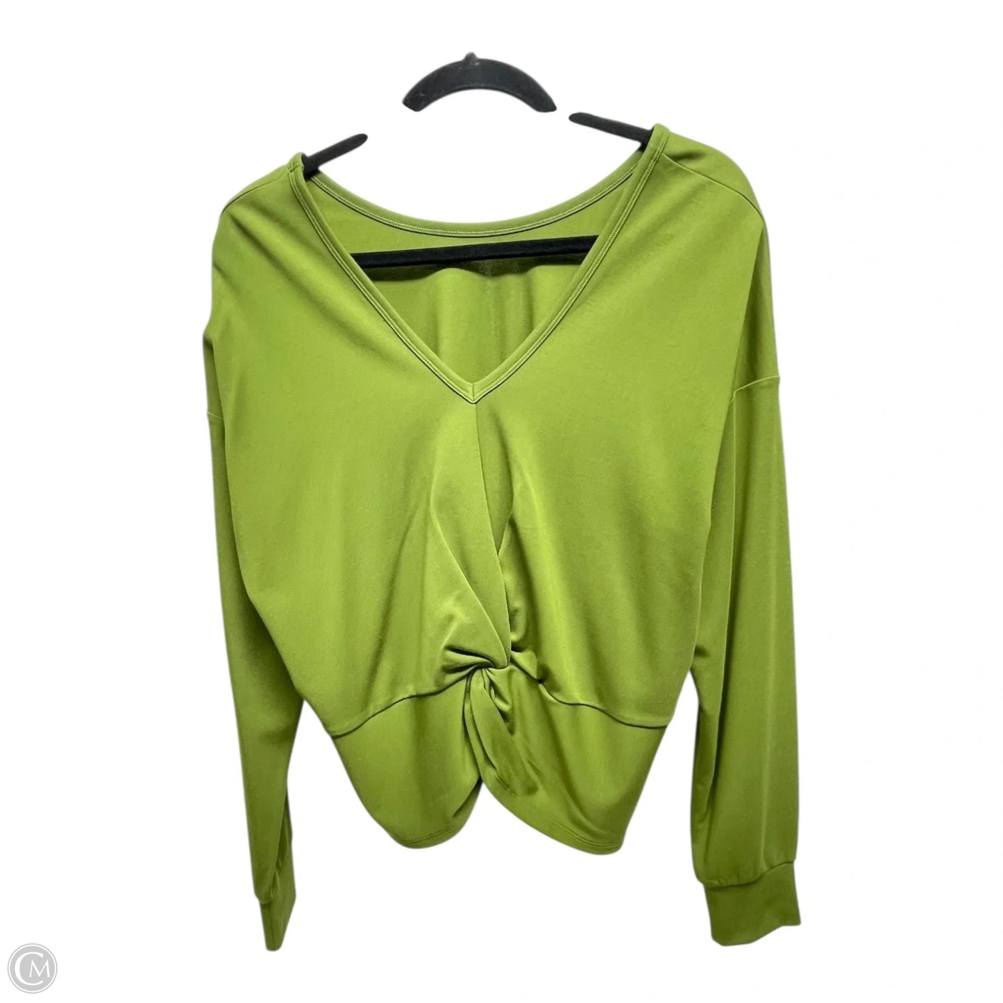Top Long Sleeve By Cabi In Green, Size: M