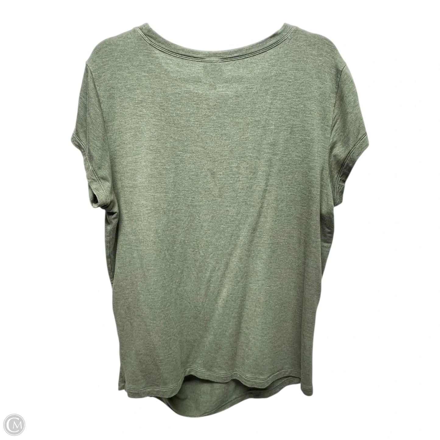 Top Short Sleeve By Cabi In Green, Size: L
