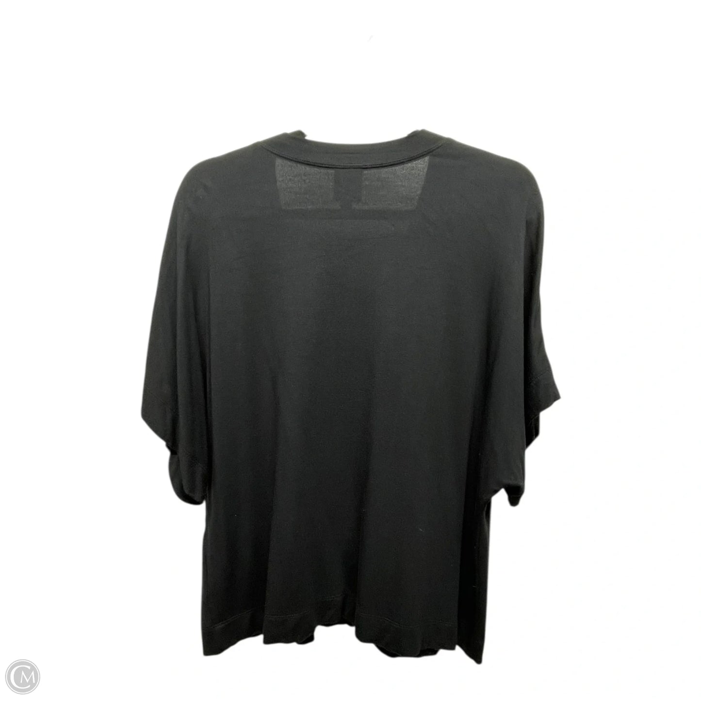 Top Short Sleeve By Cabi In Black, Size: M