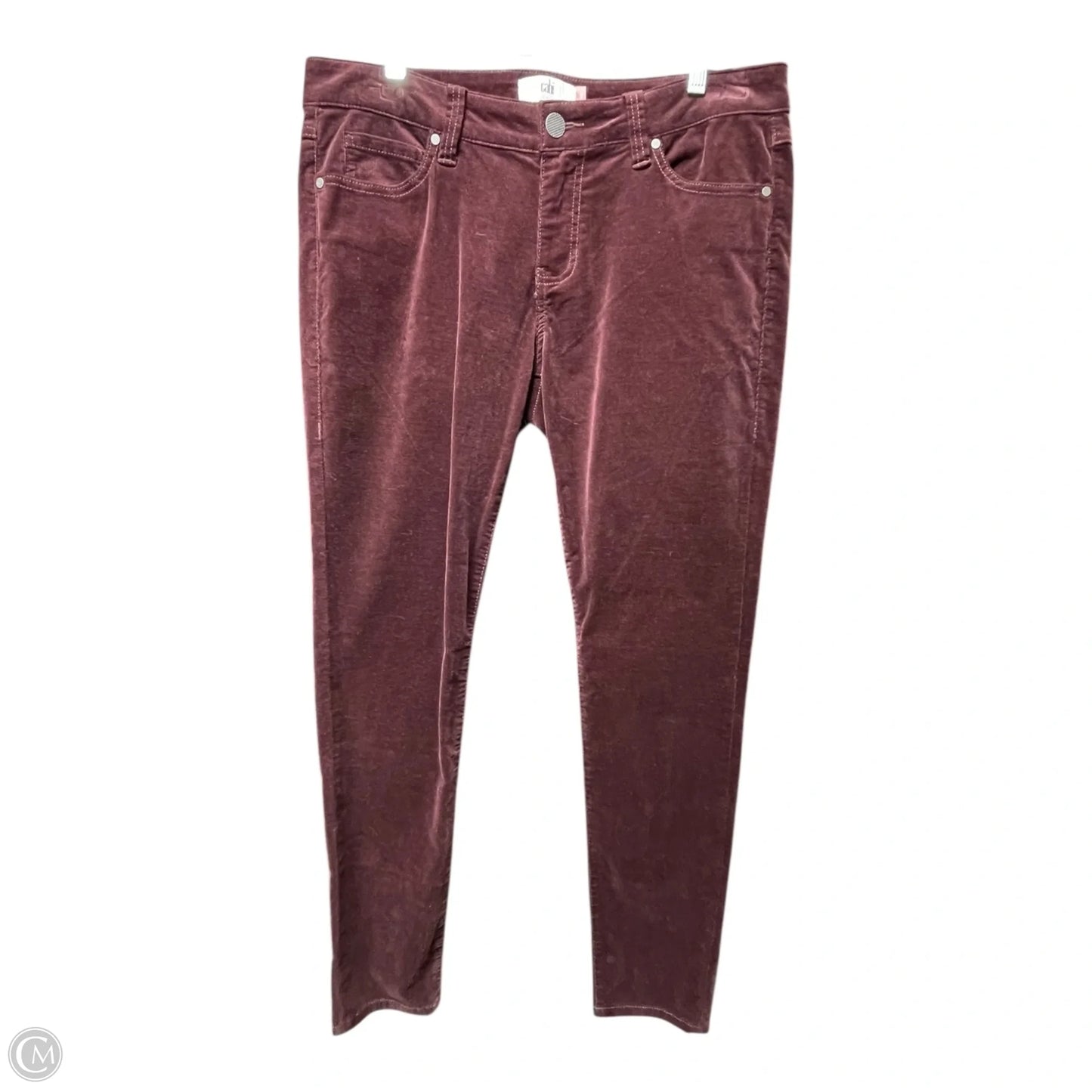 Pants Corduroy By Cabi In Maroon, Size: 12