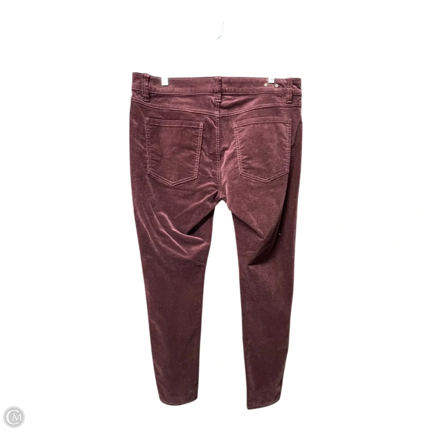 Pants Corduroy By Cabi In Maroon, Size: 12
