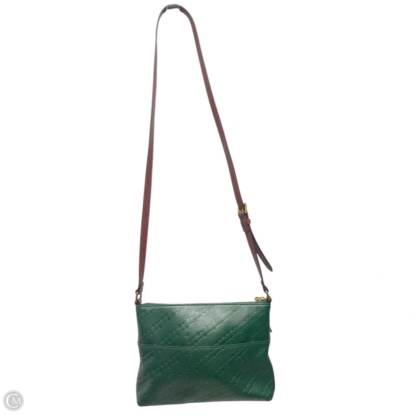 Crossbody Leather By Fossil, Size: Small