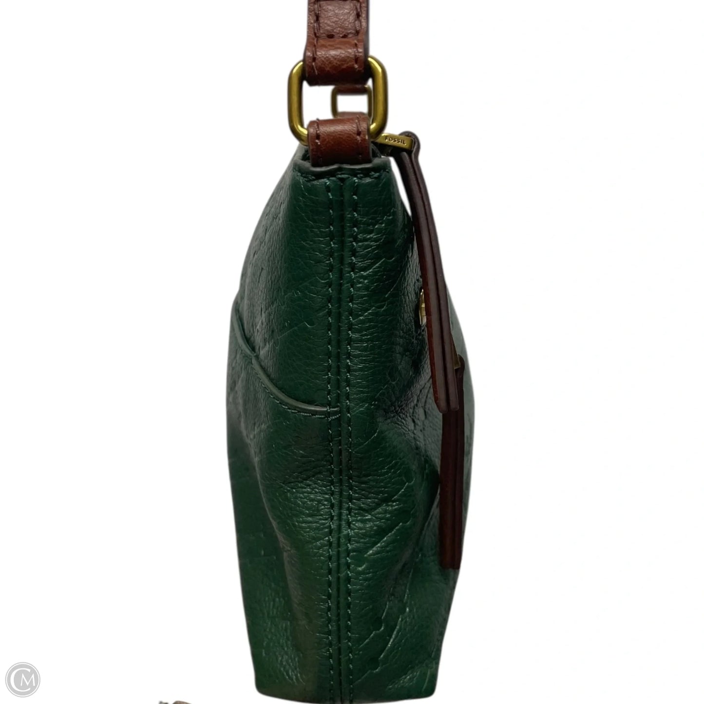 Crossbody Leather By Fossil, Size: Small