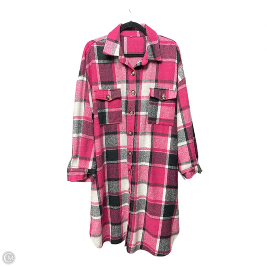 Dress Casual Short By Clothes Mentor In Black & Pink, Size: Xl