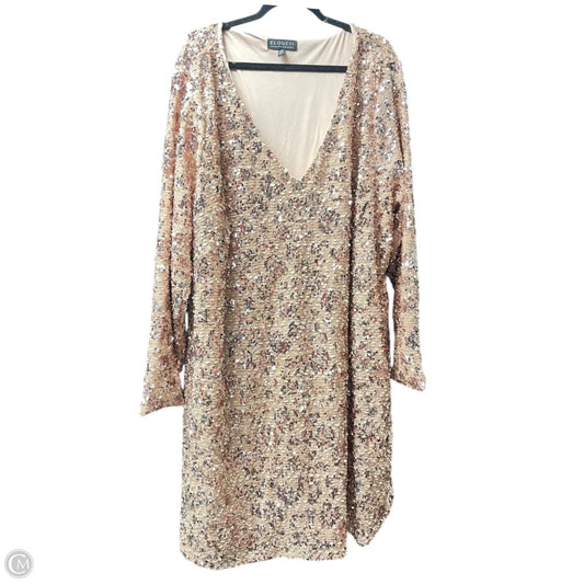 Dress Party Short By Eloquii In Mauve, Size: 28