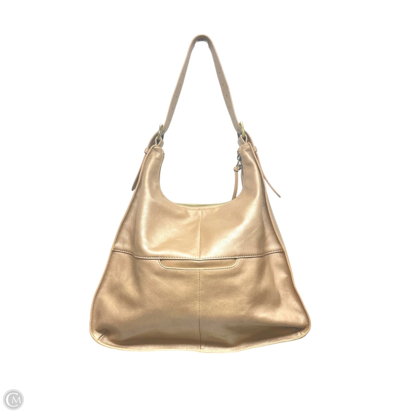 Handbag Leather By Hobo Intl, Size: Large
