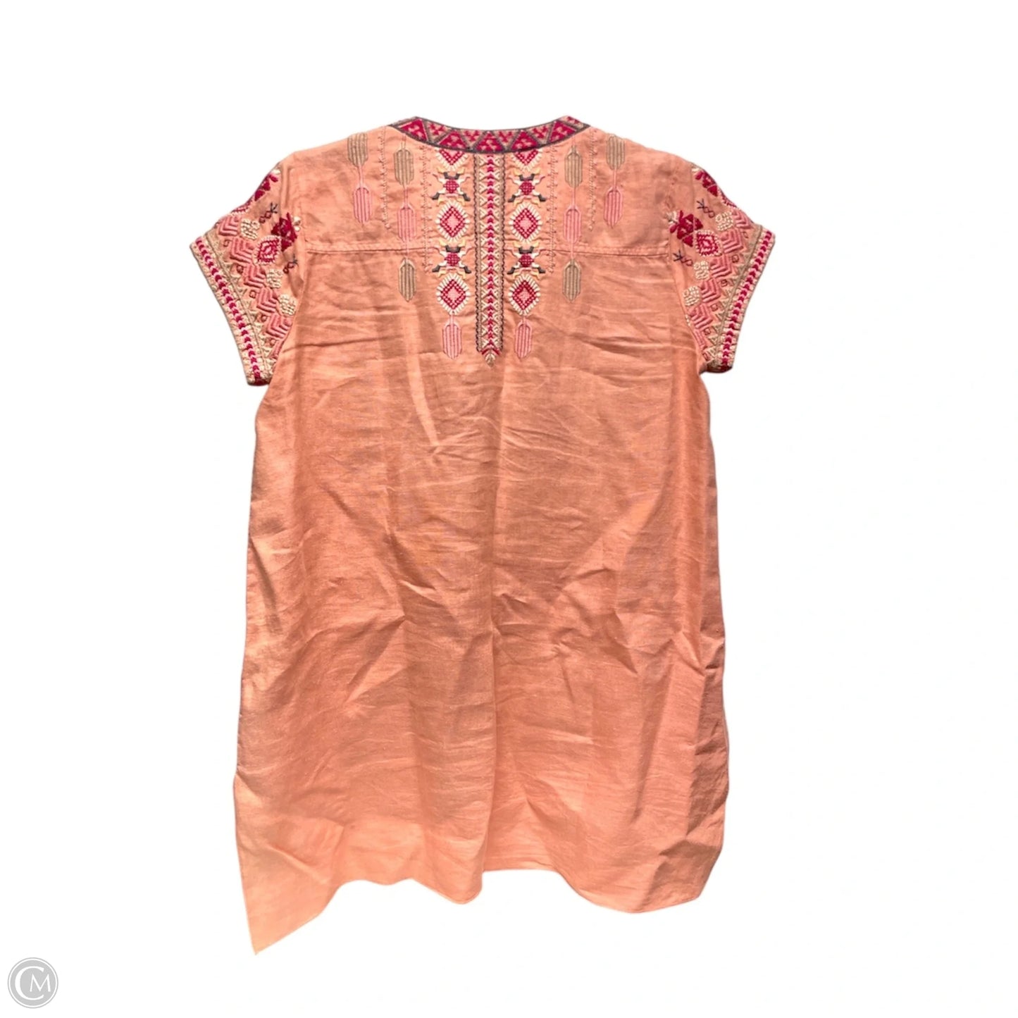 Top Short Sleeve By Johnny Was In Peach, Size: Xs