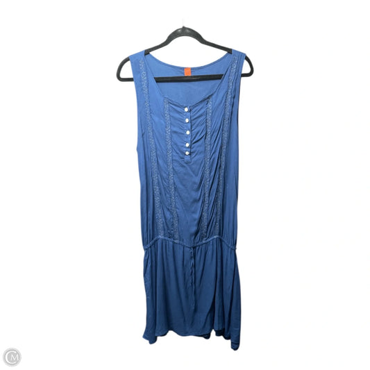 Dress Designer By Farm Rio In Blue, Size: M