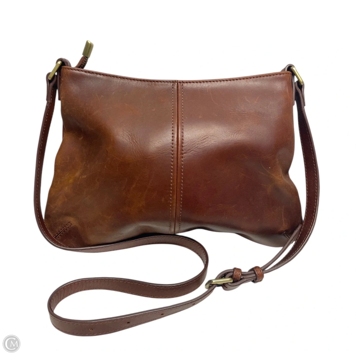 Crossbody Leather By Clothes Mentor, Size: Medium