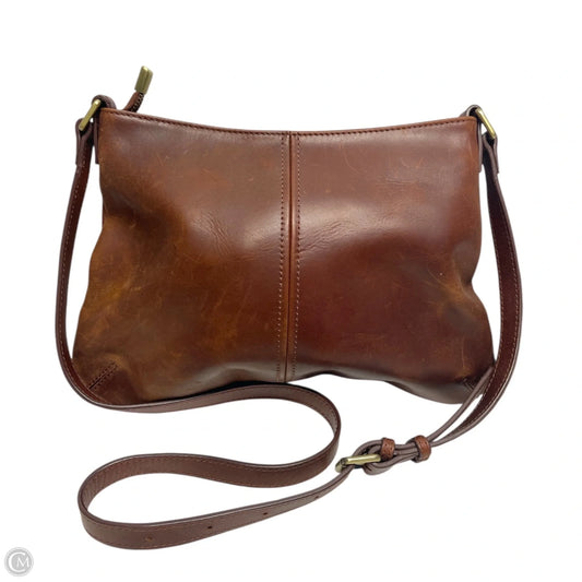 Crossbody Leather By Clothes Mentor, Size: Medium