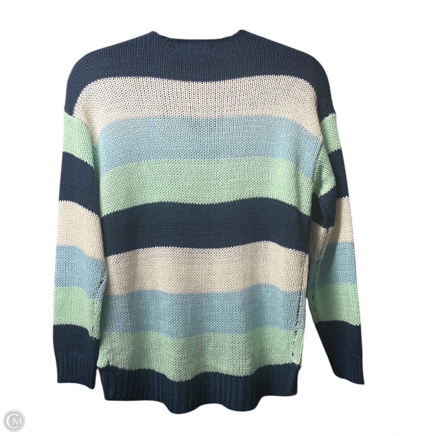 Sweater By Harper In Striped Pattern, Size: L