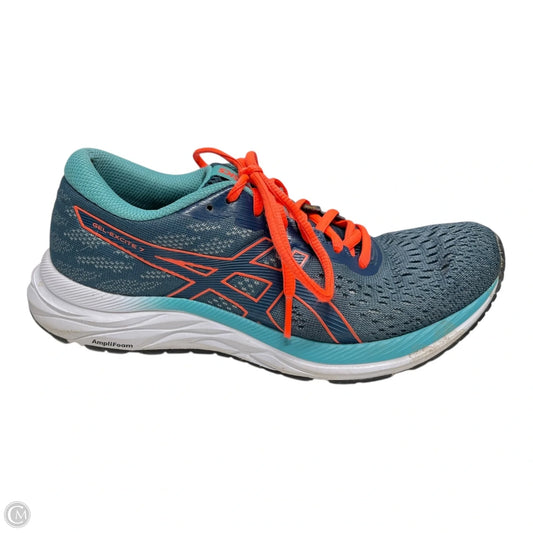 Shoes Athletic By Asics In Aqua, Size: 7.5