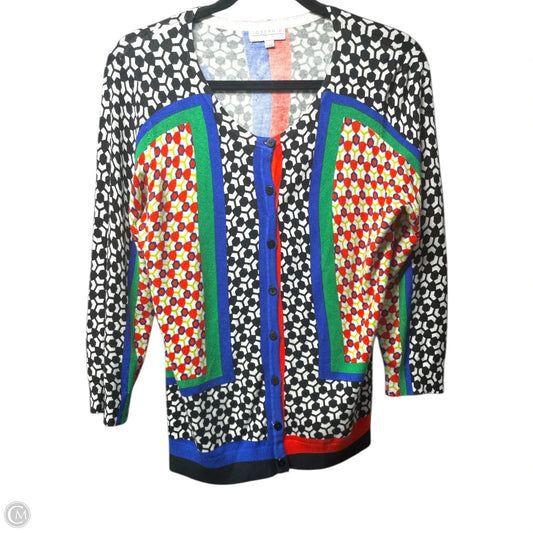 Sweater Cardigan By Joseph A. In Multi-colored, Size: L