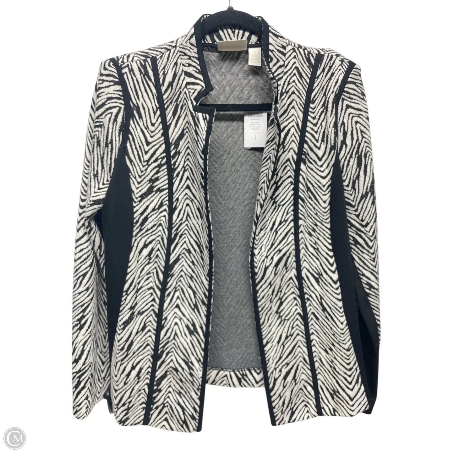 Jacket Other By Chicos In Zebra Print, Size: M
