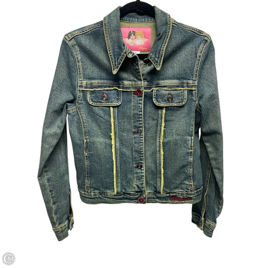 Jacket Denim By FIONUCCI In Blue Denim, Size: M
