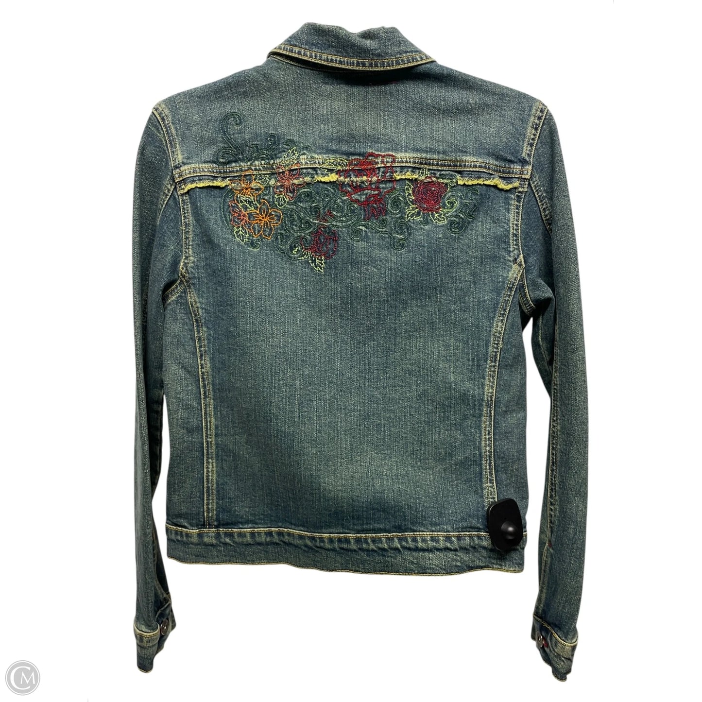 Jacket Denim By FIONUCCI In Blue Denim, Size: M