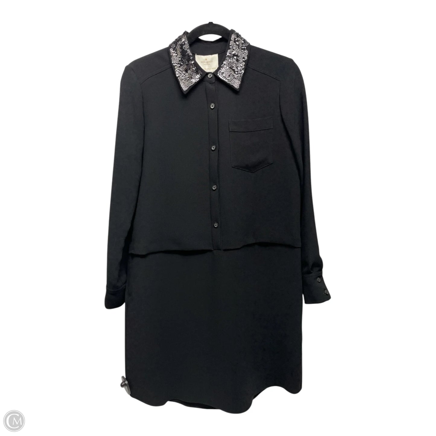 Dress Designer By Kate Spade In Black, Size: 0
